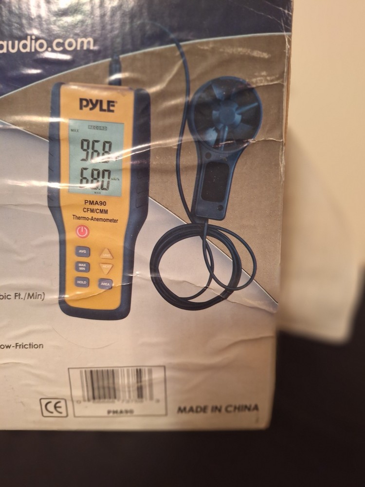 Pyle PMA90 Digital Handheld Anemometer – Great Condition