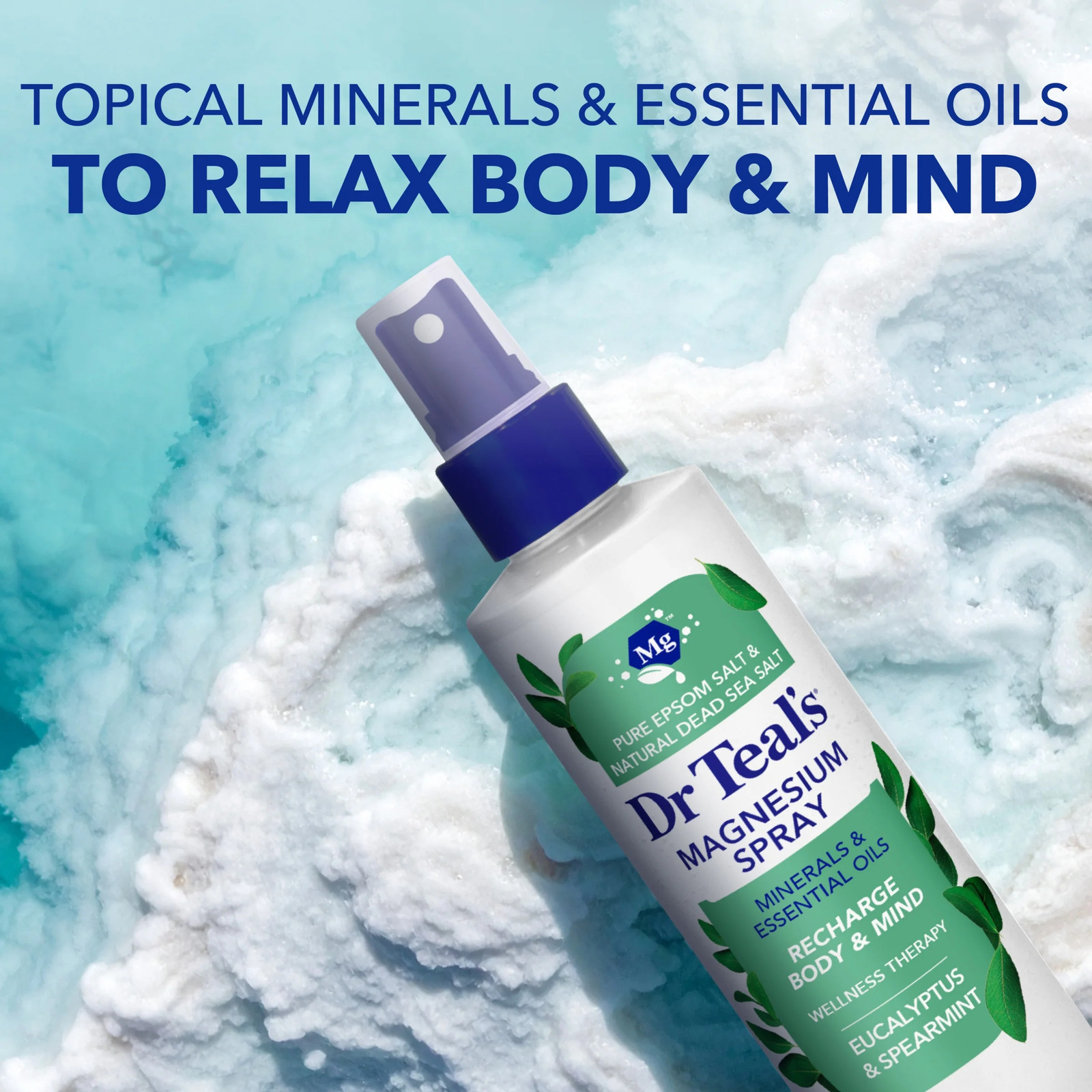 Dr Teal'S Relax & Relief Magnesium Spray with Eucalyptus & Spearmint Essential O