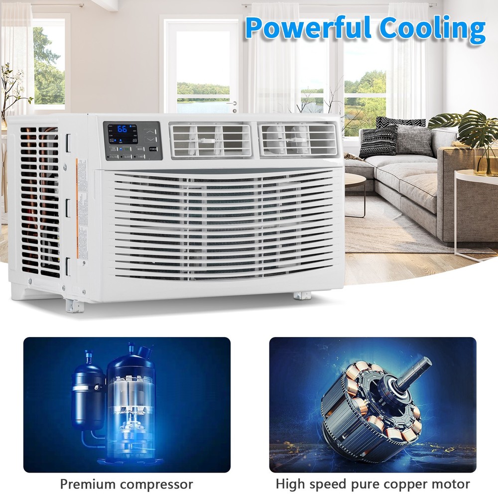 230V Window-Mounted Air Conditioner 18000 BTU with Remote /Smart APP Control