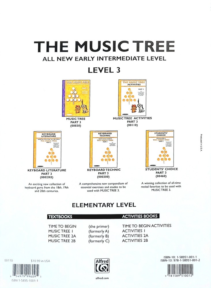 The Music Tree Activities Part 3