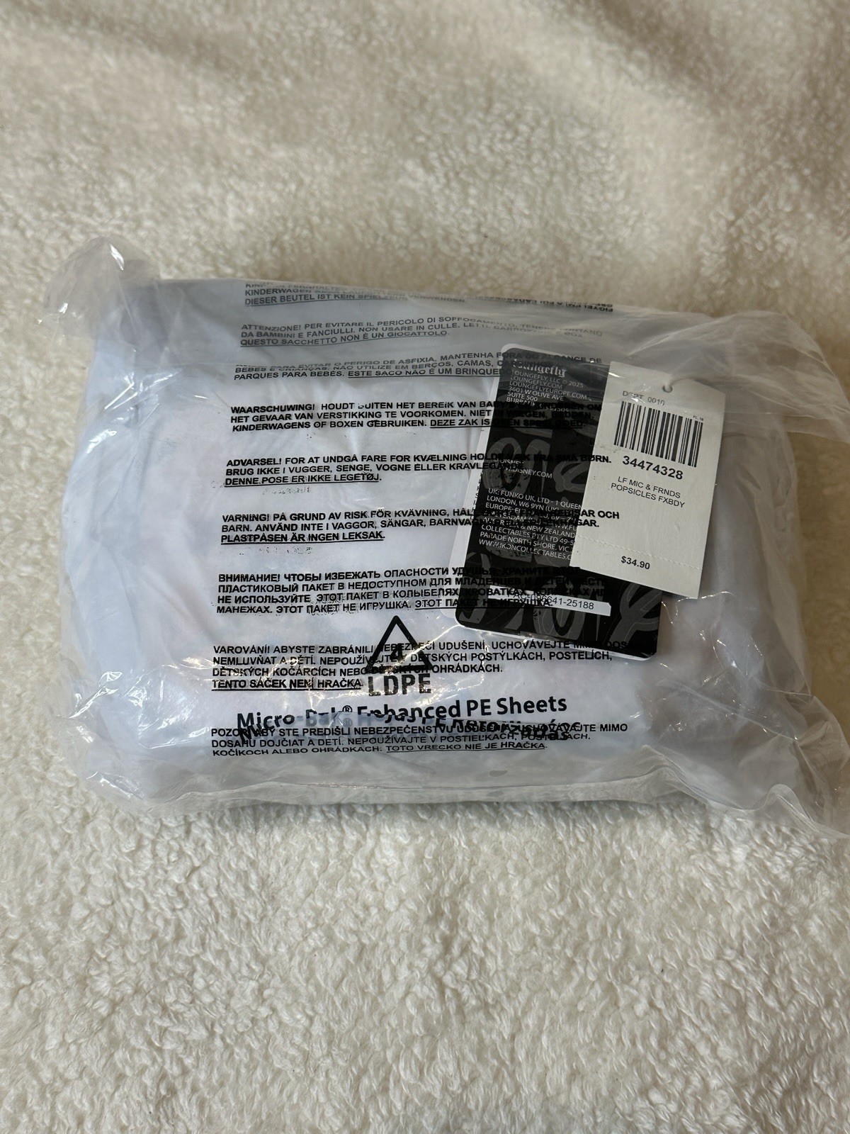 Loungefly Disney Mickey Mouse & Friends Popsicles Figural Crossbody Bag NEW