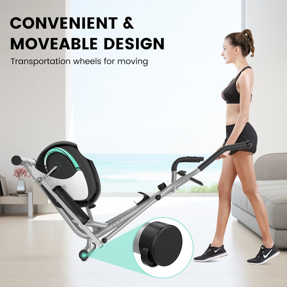 Dripex Elliptical Exercise Machine, Hyper-Quiet Elliptical Machine for Home, Mag