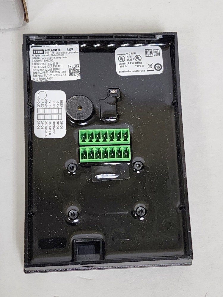 NEW HID 920NWNTEKE050J iCLASS SE R40 Wall Switch Reader