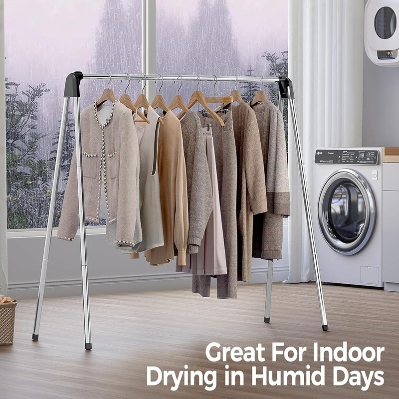 Foldable Drying Rack Portable Laundry Space Saving Rust Resistant 33lbs Capacity