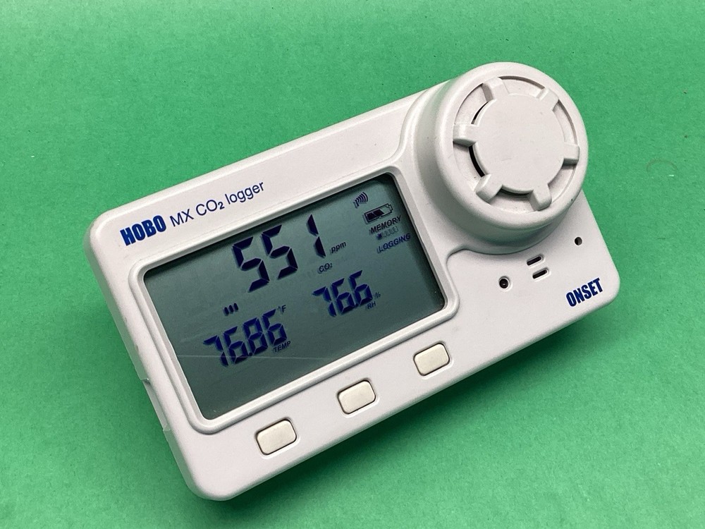 Onset HOBO MX1102A Bluetooth CO2 Carbon Dioxide & Humidity & Temp Data Logger