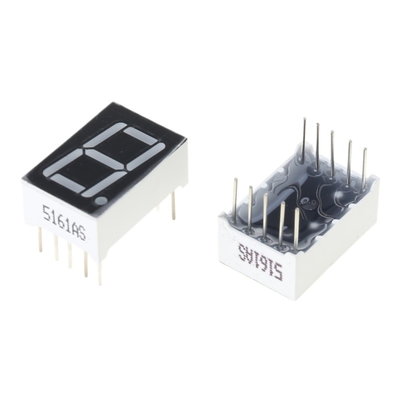 10PCS 0.56inch Digital Tube LED Display 1 Bit Display Common Anode / Cathodes
