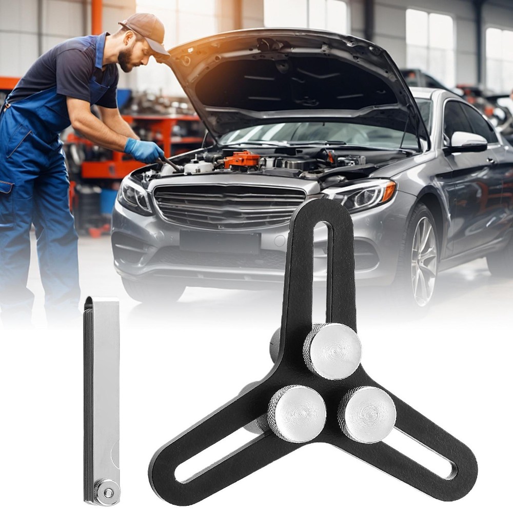 Universal Heavy Duty Piston Ring Squaring Tool With Blades Feeler For End Cleara