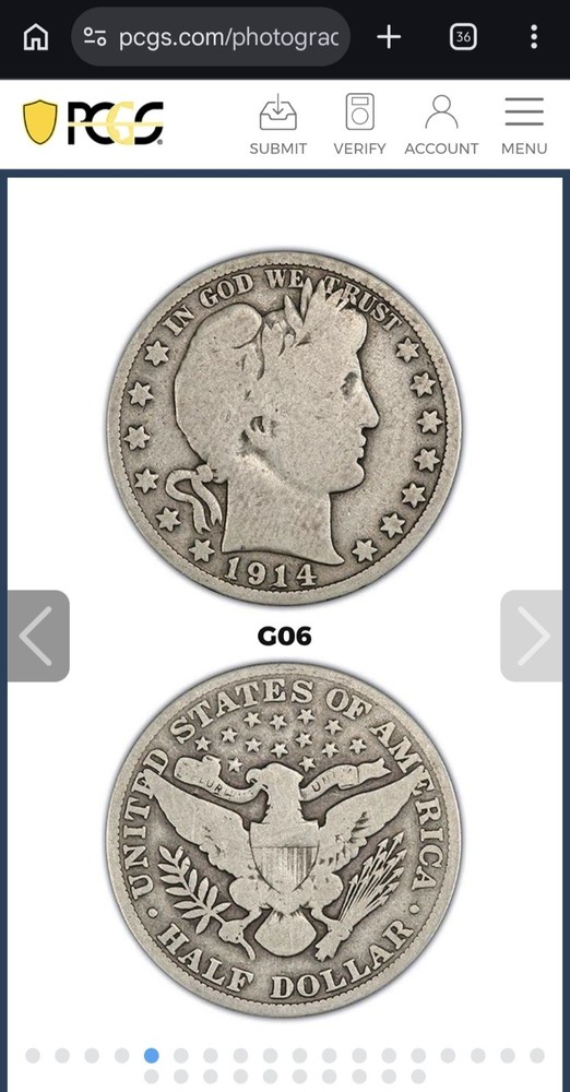 1908-O Barber Half Dollar, 90% Silver