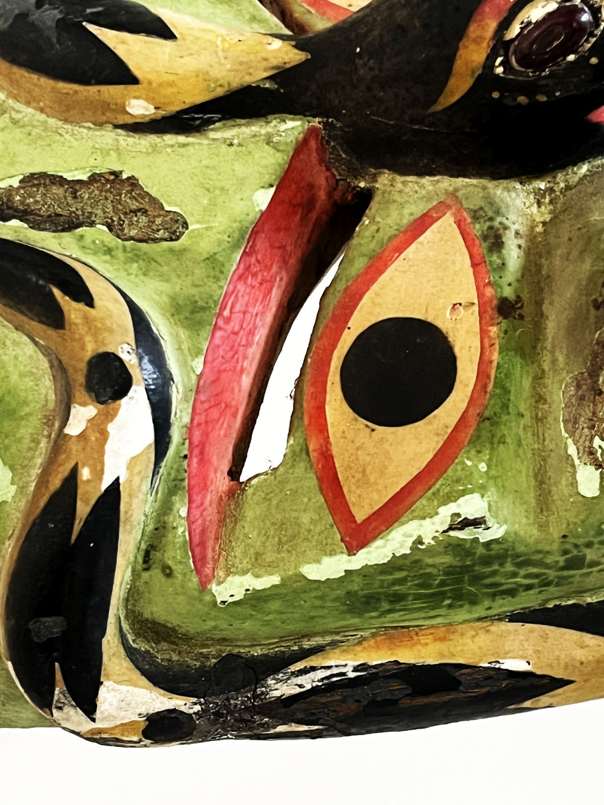 VTG VICTORIANO SALGADO URUAPAN MICHOACAN FECUNDIDAD DIABLO SNAKE WOOD MAQUE MASK