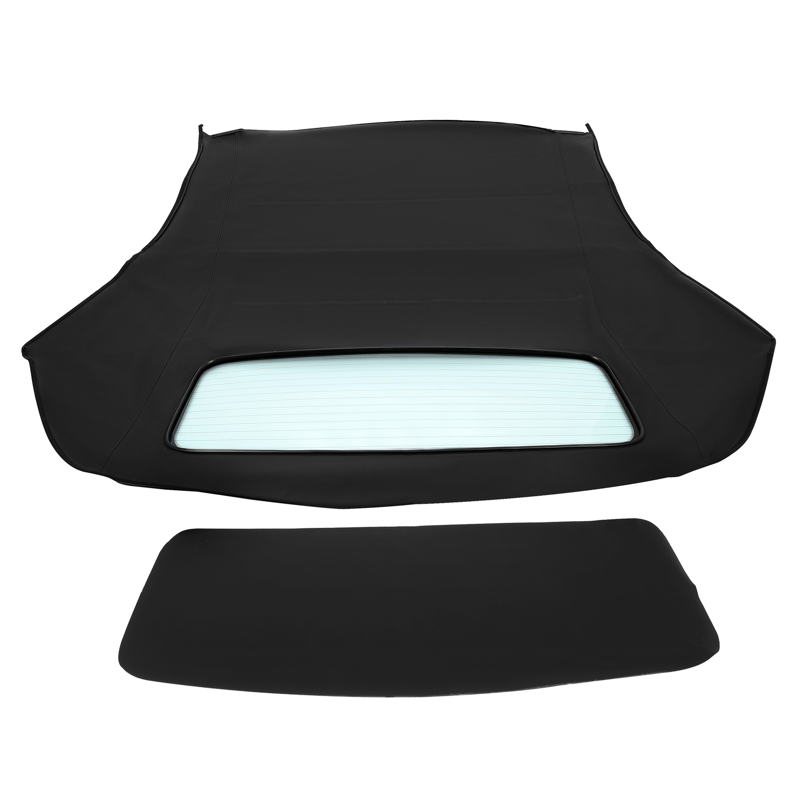 Fits Audi A4 03-09 Black Convertible Top W/ Heated Glass Window Sailcloth Vinyl