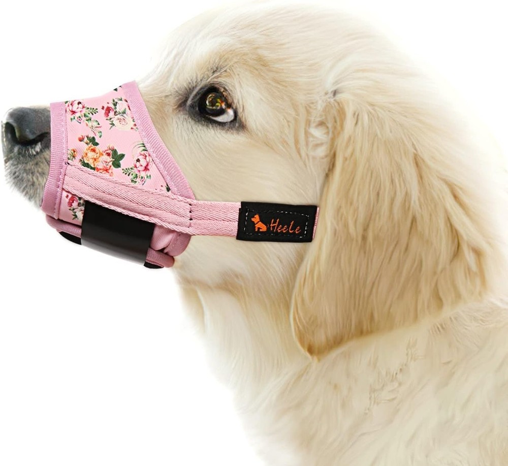Dog Muzzle,Soft Nylon Muzzle Anti Biting Barking Chewing,Air Mesh Breathable ...