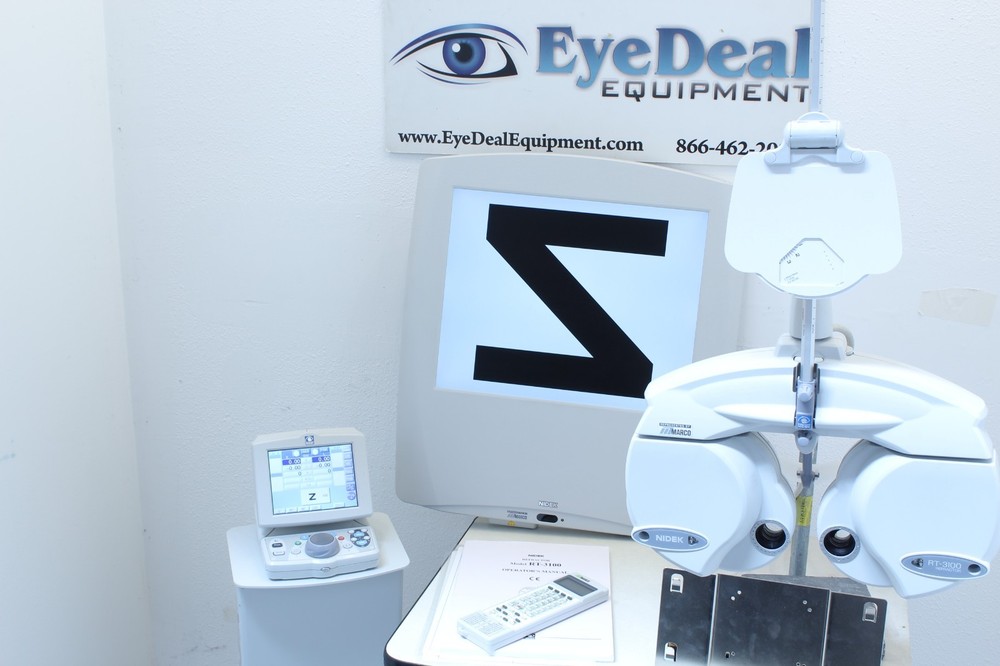 NIDEK RT-3100 Auto Refractor Keratometer w/ SC-1600 Chart Projector