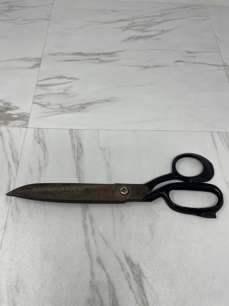 Vintage 10" Scissors marked FE1 Rough Condition