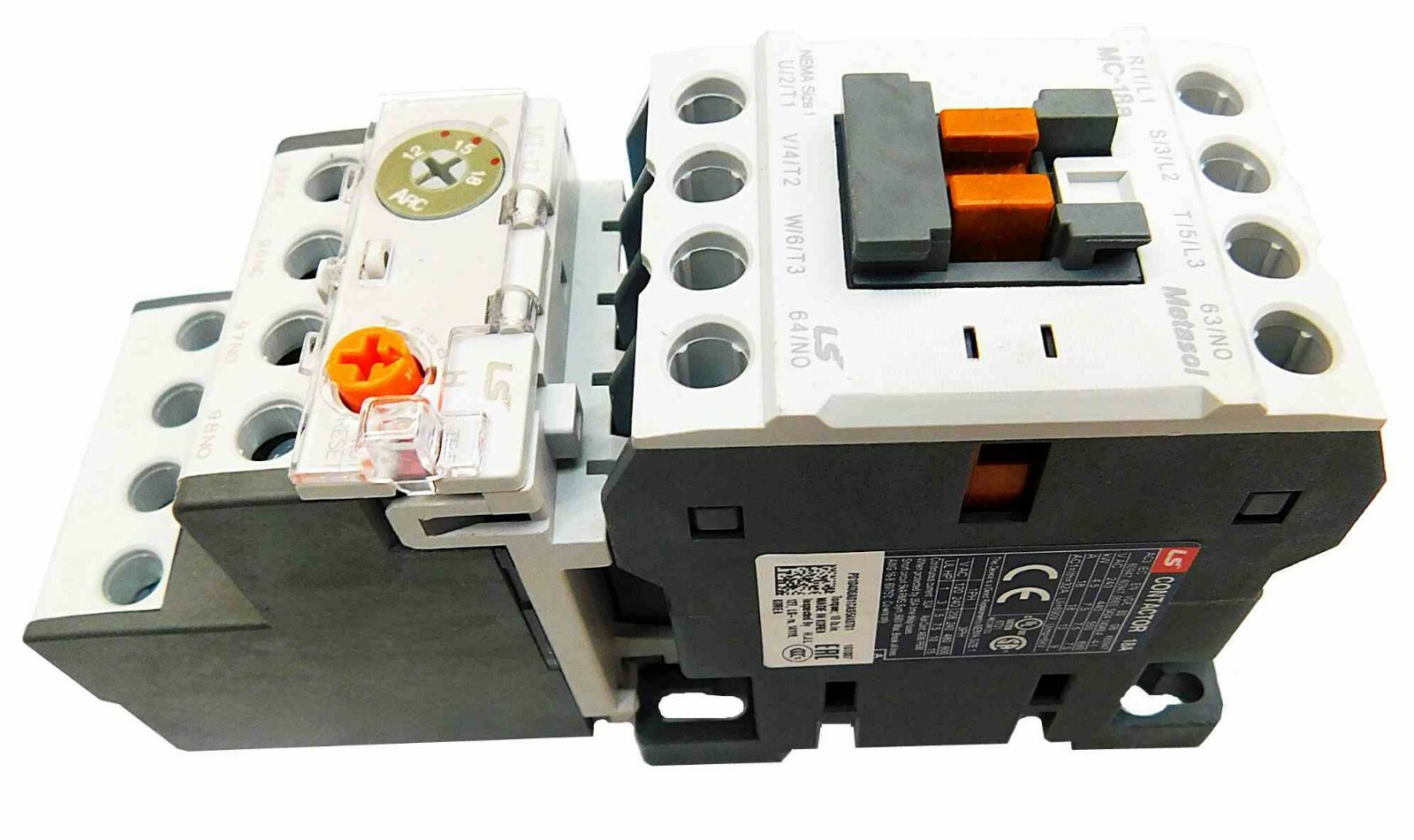 Motor Starter LSis 5 HP @ 480V 7-10 Amp Overload 120 Volt Coil Nema Size 1