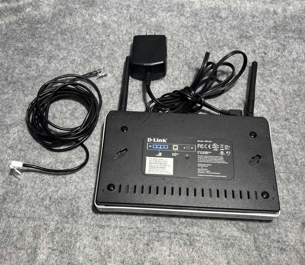 D-Link Model DIR-615 & Adapter 44459 71