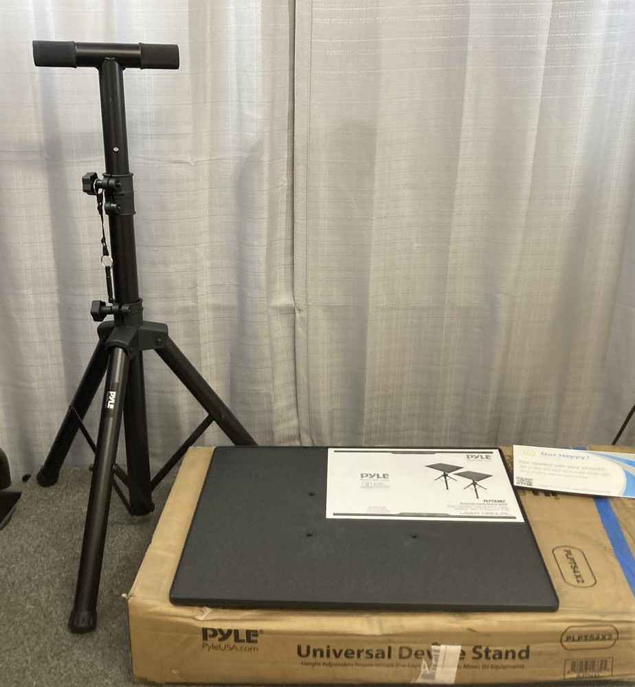 QTY 2 NEW PYLE PLPTS4X2 UNIVERSAL LAPTOP DEVICE STAND