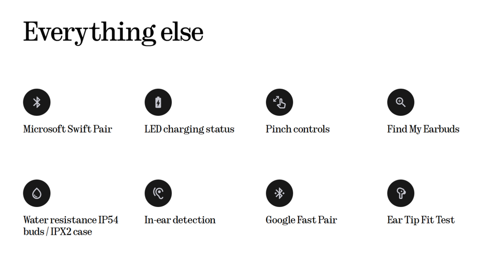 Nothing Ear (a) Hi-Res Audio LDAC True Wireless Bluetooth Headset New