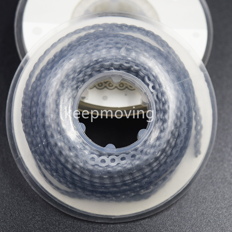 Dental Orthodontic Elastolink Chain Continuous Closed Power Chain Grey/Silver