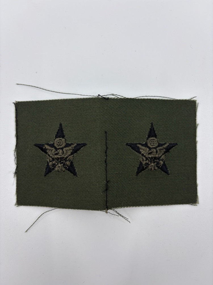 Vietnam War US Army General Staff Subdued Cloth Patch (Pair)