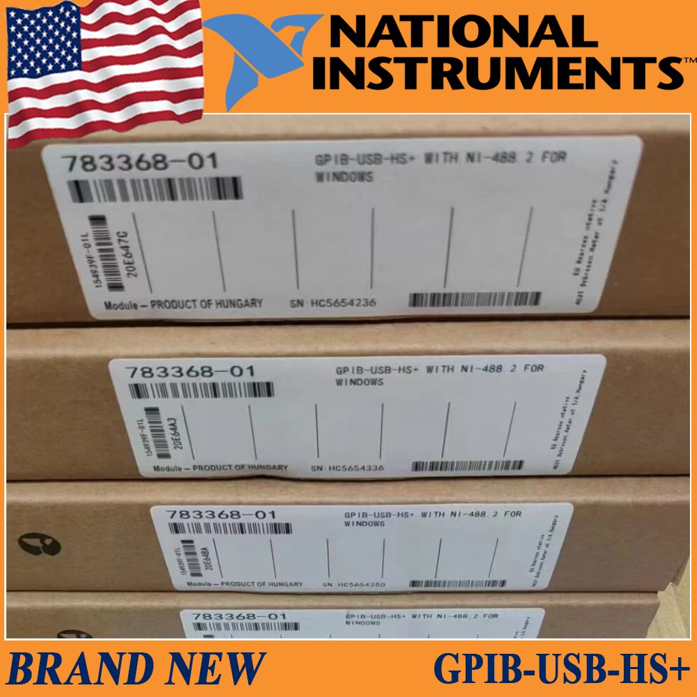 New GPIB-USB-HS+ National Instruments IEEE 488 Controller Analyzer 783368-01