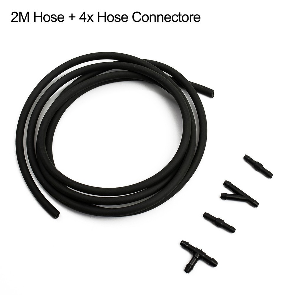 NEW PRACTICAL Hose Connectors Black High Quality Spray Hose Windshield