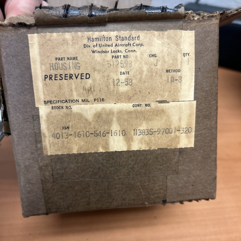 Hamilton Standard Housing PN 512598