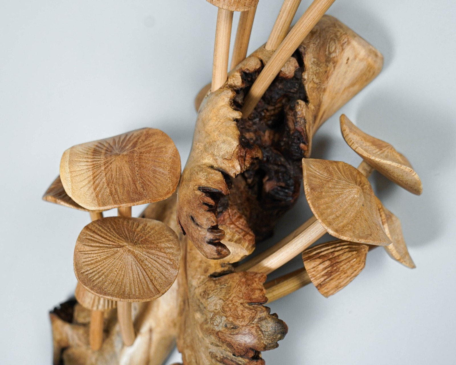 15" Large Mushroom Wall Art, Wall Hanging, Handmade, Statue, Wall Decoration