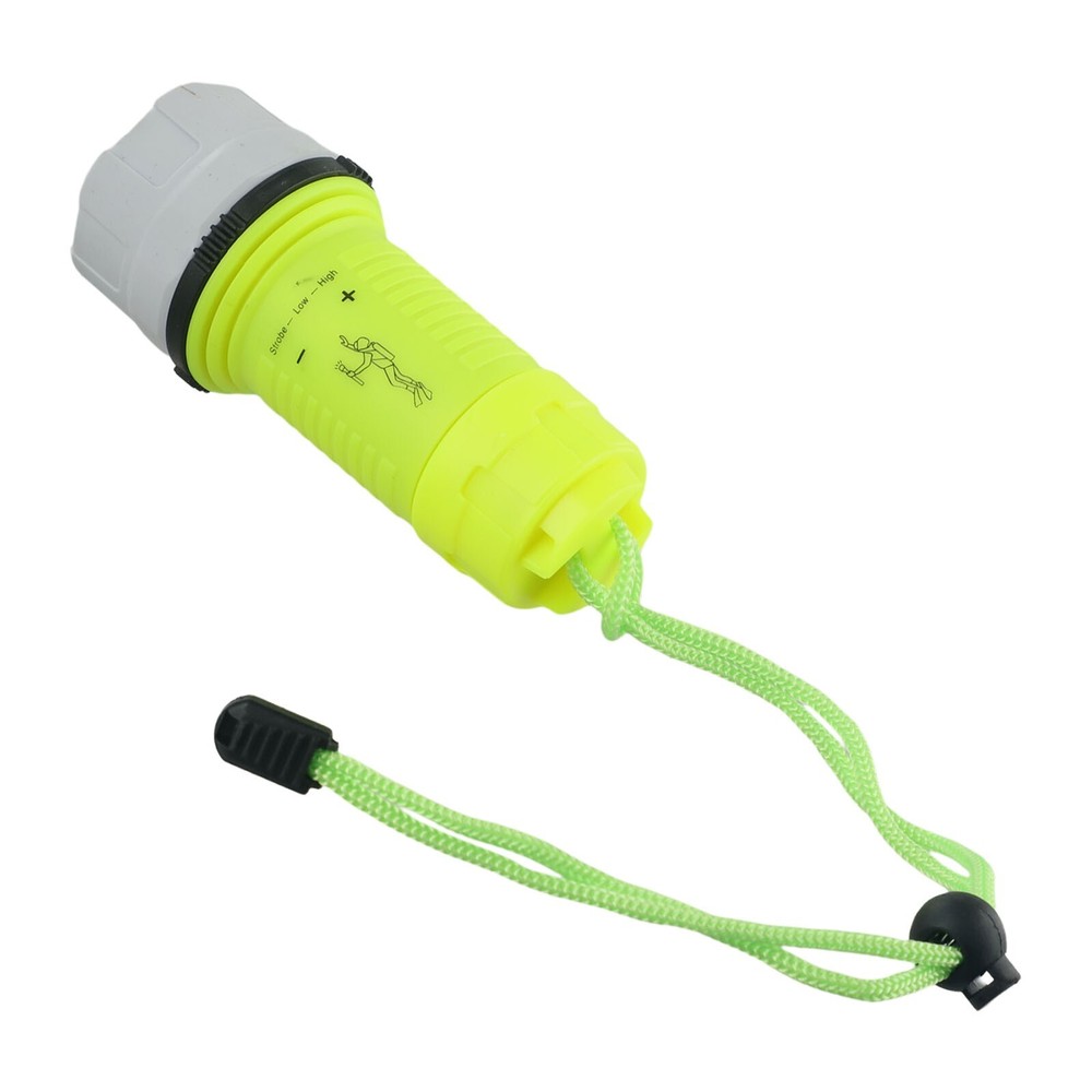 Waterproof Strong Light LED Scuba Diving/Underwater Flashlight Torch Lamp