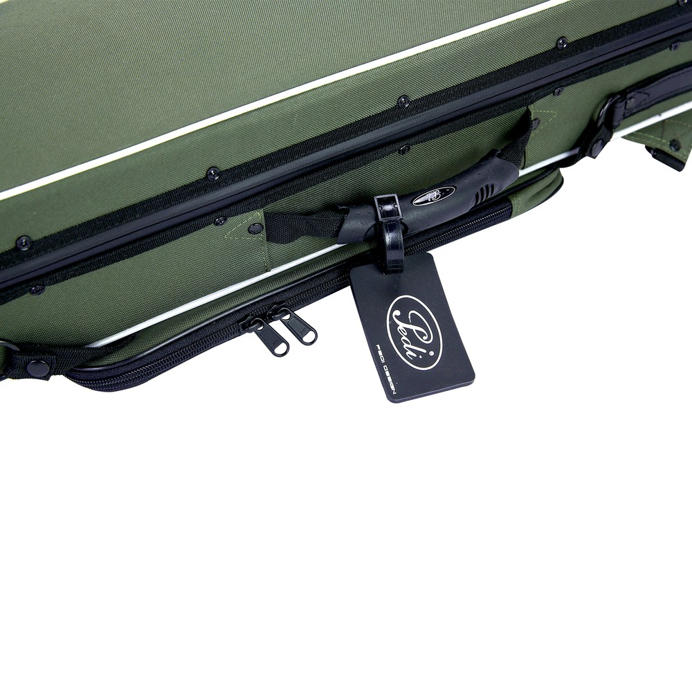 Pedi Violin Case, Niteflash Superlite Pro, P100v, 4/4, Green