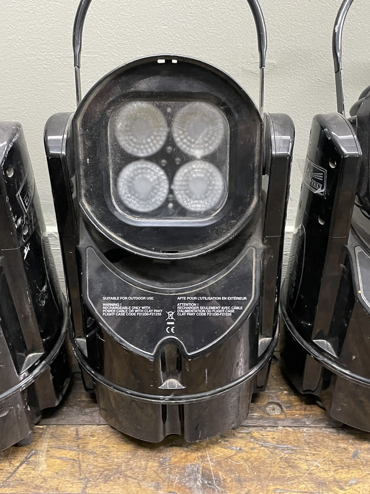 Clay Paky GlowUp TW Uplight Free Shipping Lot Of 3 UNTESTED