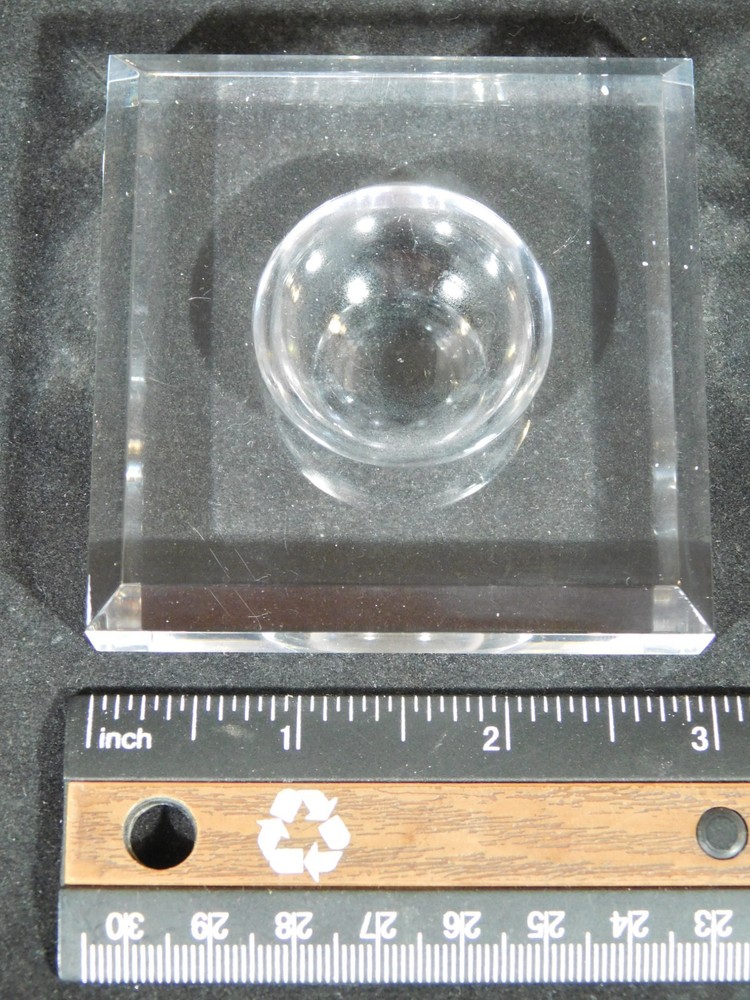Sphere Display Stand Large Size Clear Lucite