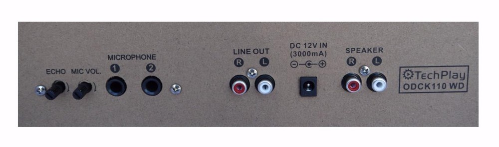 TECHPLAY ODCK110 RECORD PLAYER STEREO & KARAOKE SYSTEM BLUETOOTH CD CASSETTE NEW