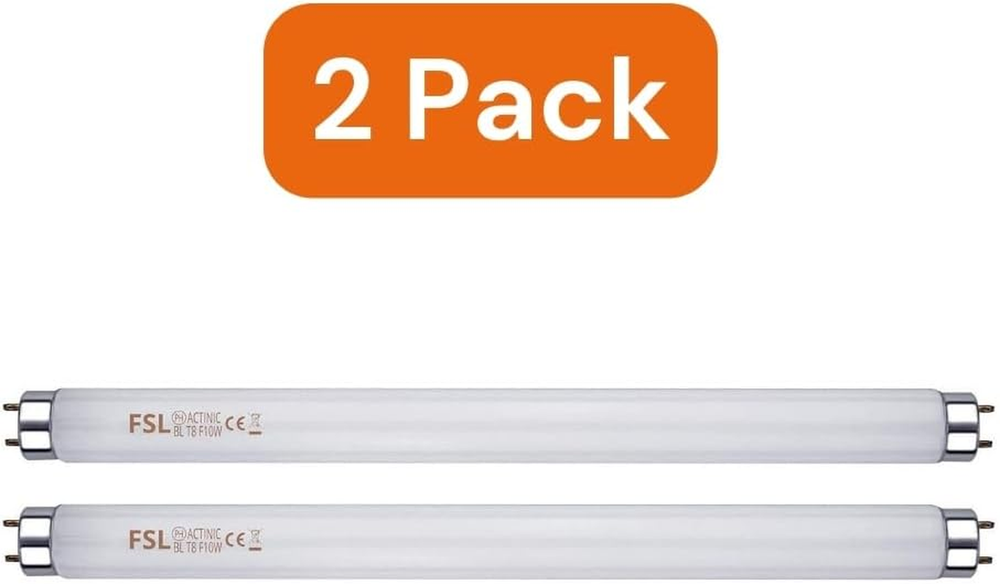 10W Bug Zapper Light Bulb Replacement 2-Pack T8 UV Lightbulb for 20W Electric In