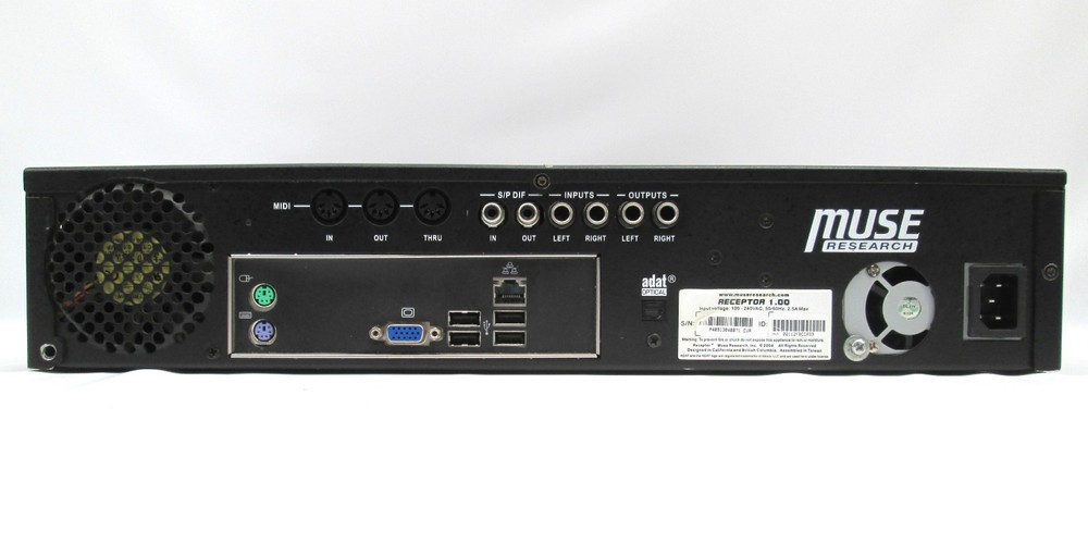 Muse Research Receptor 1.0 with Komplete Inside Rack Synthesizer