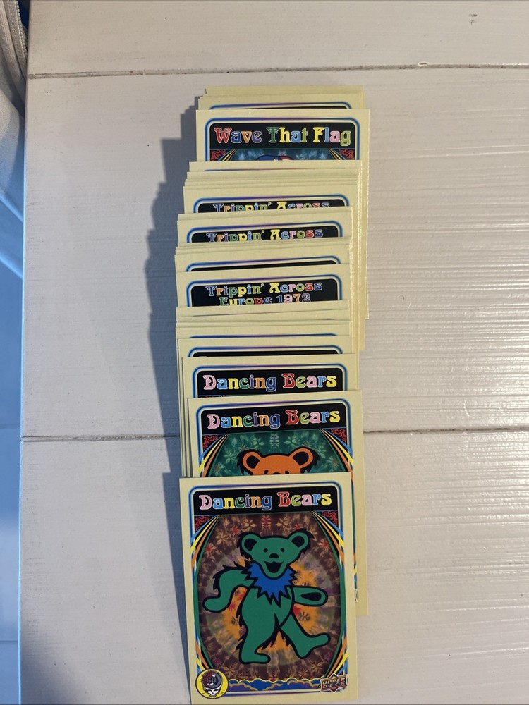 2025 UPPER DECK GRATEFUL DEAD COMPLETE 50 CARD SET W/ EMPTY BOX/See Description
