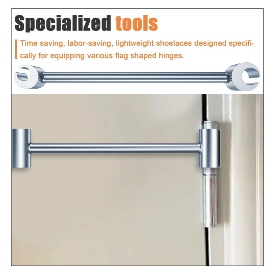 Hinges Gap Adjusting Wrench-Door Hinge Repair Spanner-Adjustable Wrench Tool*&#