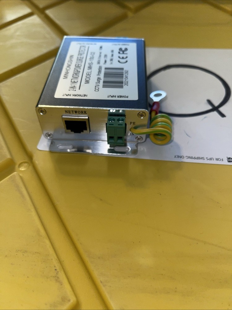 Network RJ45 Lightning Surge Protector CCTV IP Camera Network Power 2-IN-1 SPD