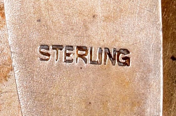 Antique Sterling Cowboy Cigarette Case Vesta Bucking Bronco 71.8 Grams