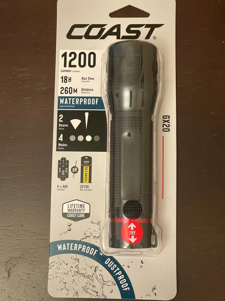 Coast GX20 - 1,200 lumens