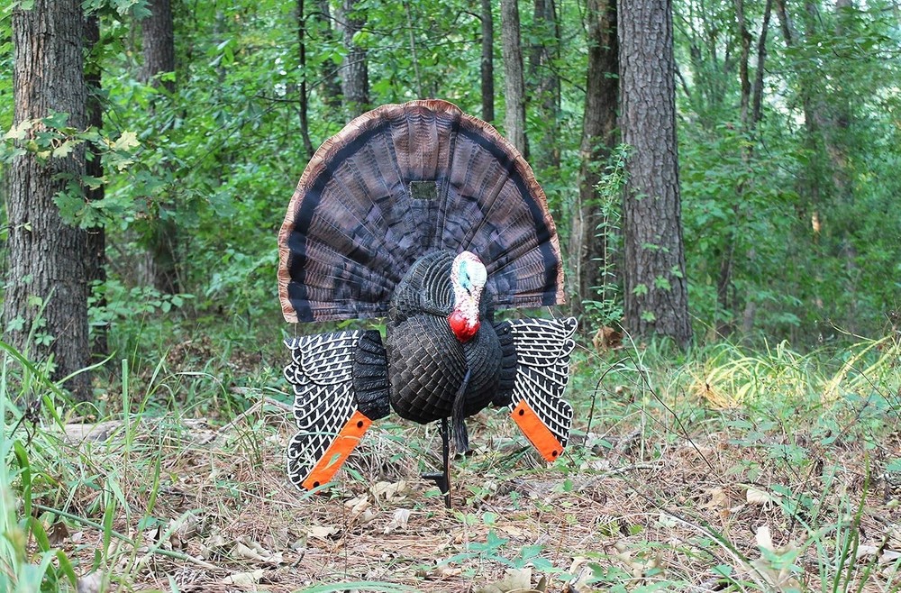 Camo Turkey Decoy with Removable Fan