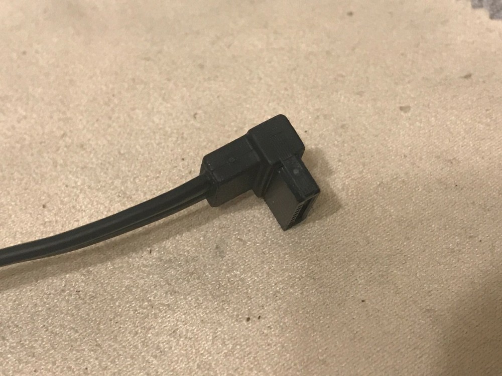 14" SATA Cable One Right Angle Connector HP 611894-019 Quick Ship