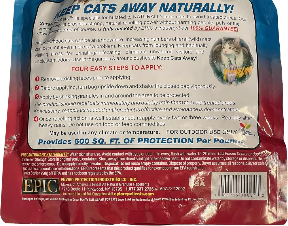 Scram for Cats Granular Repellent