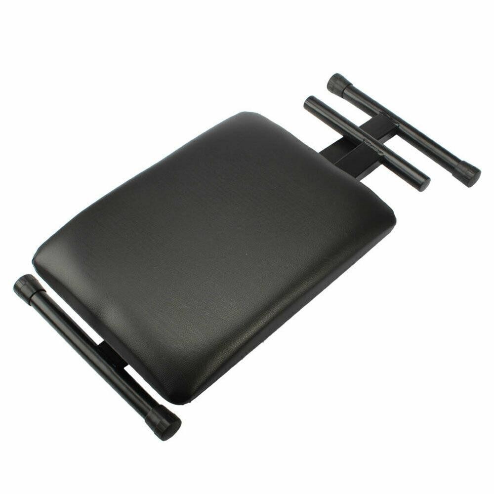 New Folding Piano Keyboard Bench Padded Stool X Seat Chair Adjustable Height