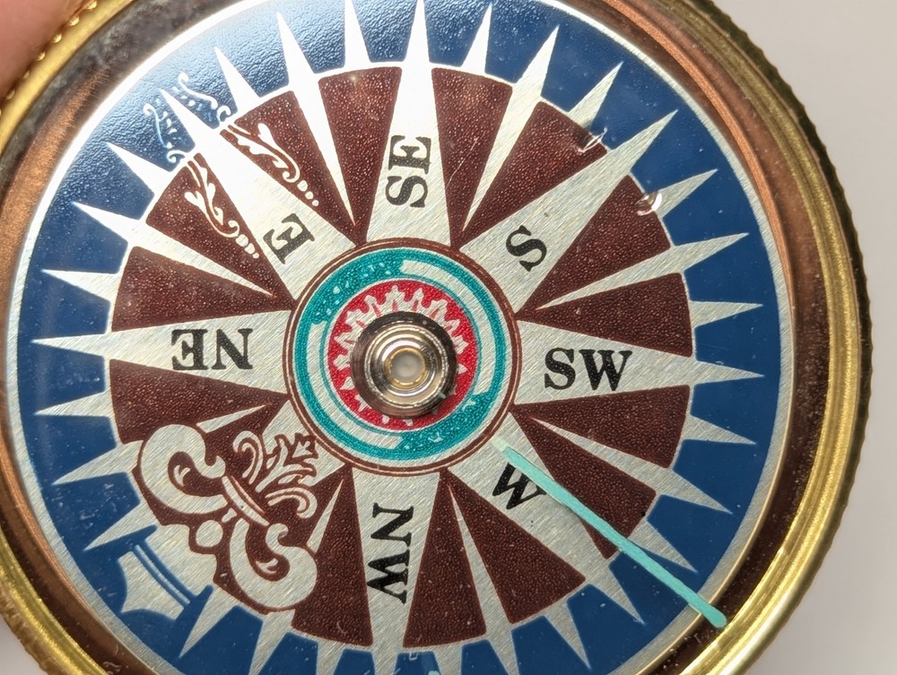 Vintage Longaberger Success Directly Ahead Compass