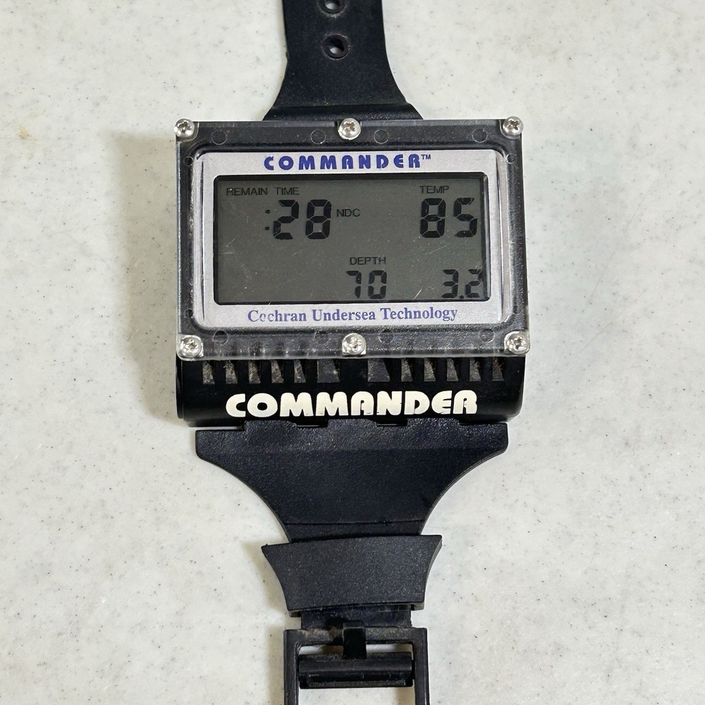 COCHRAN UNDERSEA TECHNOLOGY COMMANDER K13321 DIVE COMPUTER