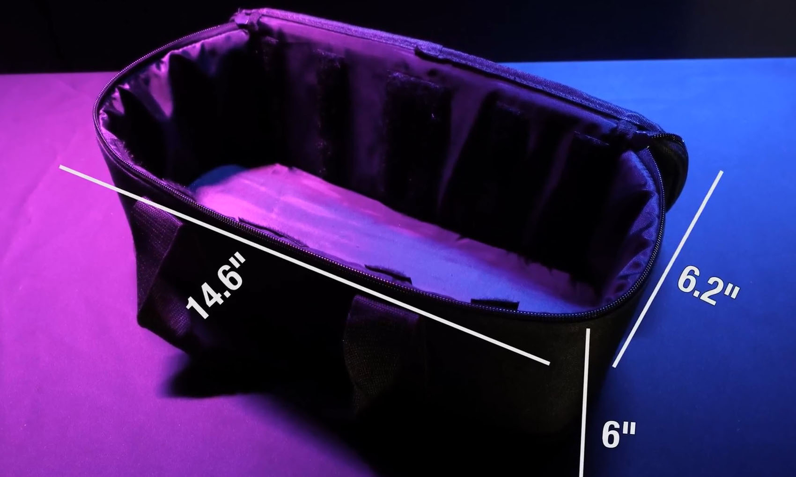 Rockville MINI RF BAG Carry Bag For 5 MINI RF Lights Plus Accessories