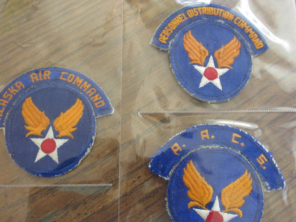 WW2 AAF 15 different Tab set Army Air Force patch lot collection