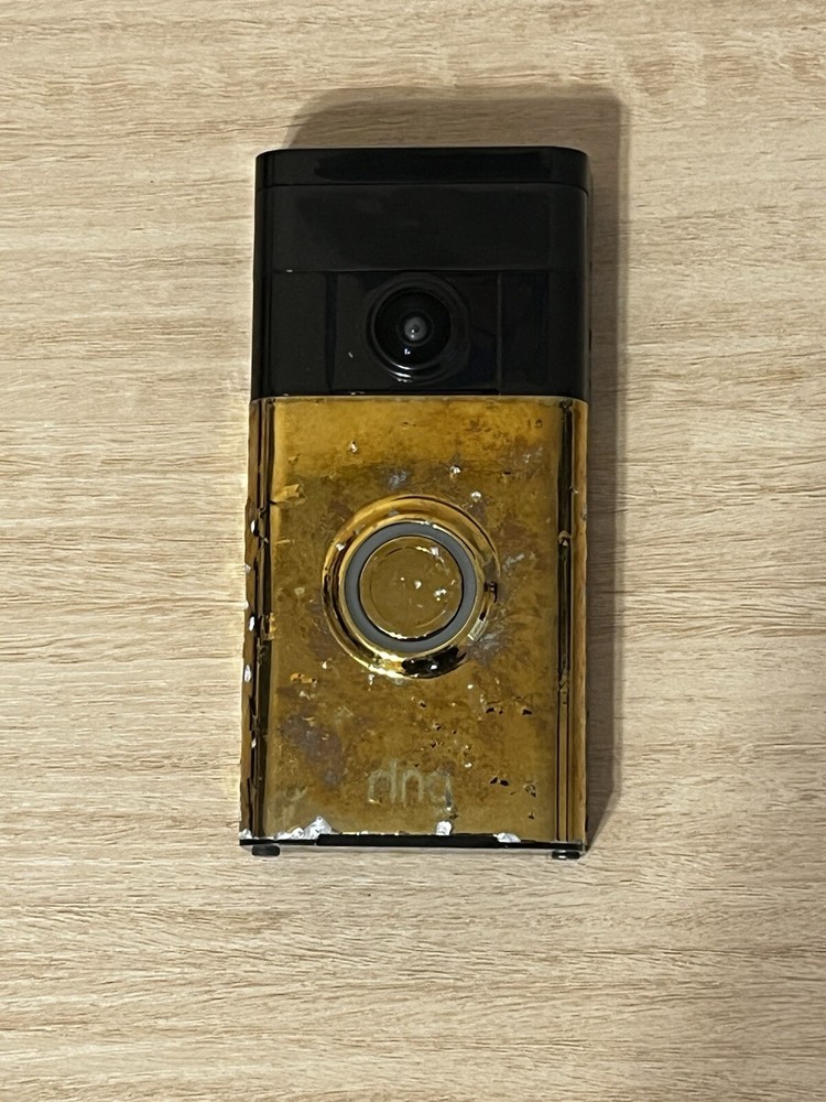 Ring door camera gen 1 gold plated | untested