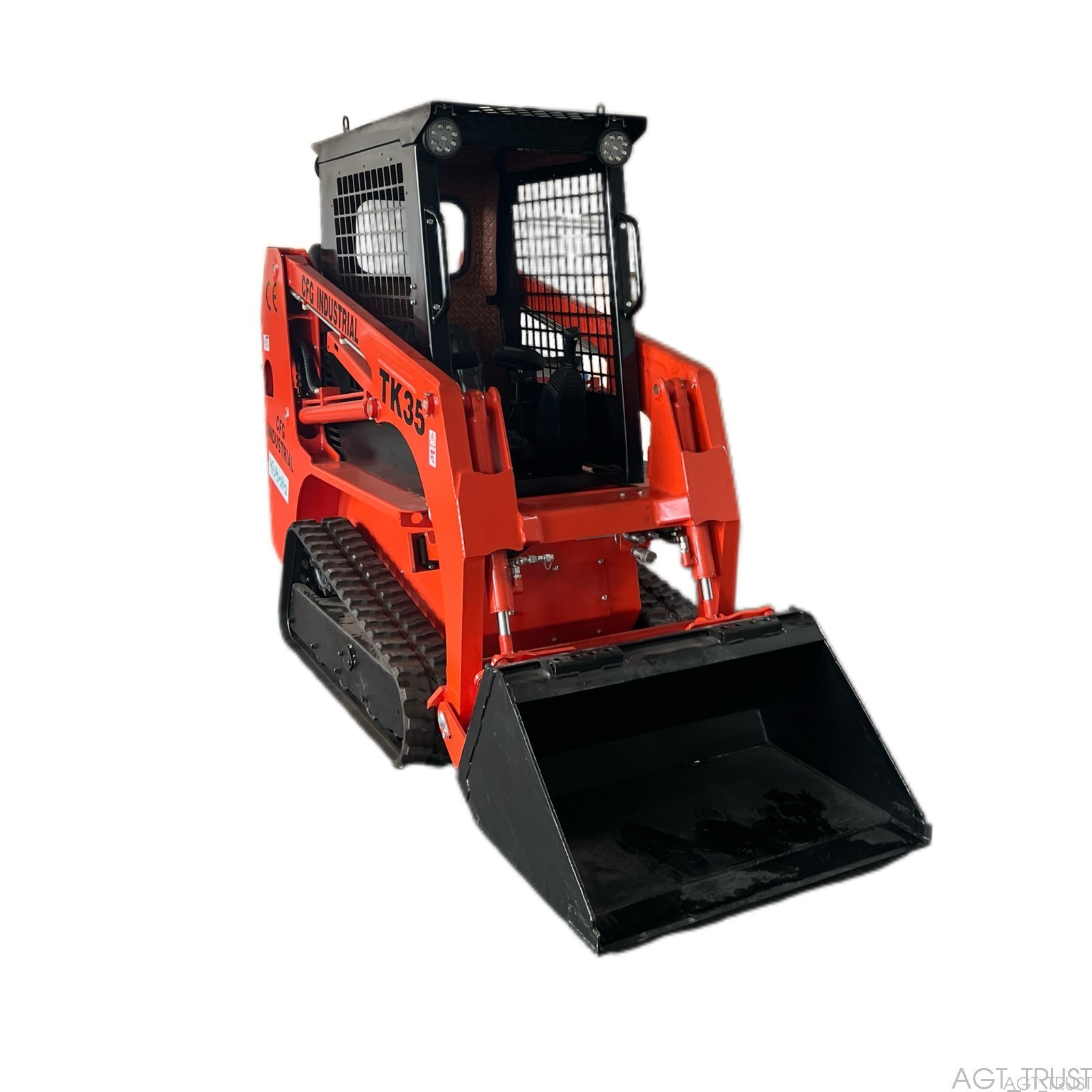 NEW 27HP 1.4 Ton CFG TK35 Tracked Mini Skid Steer Loader with Kubota Engine 2025