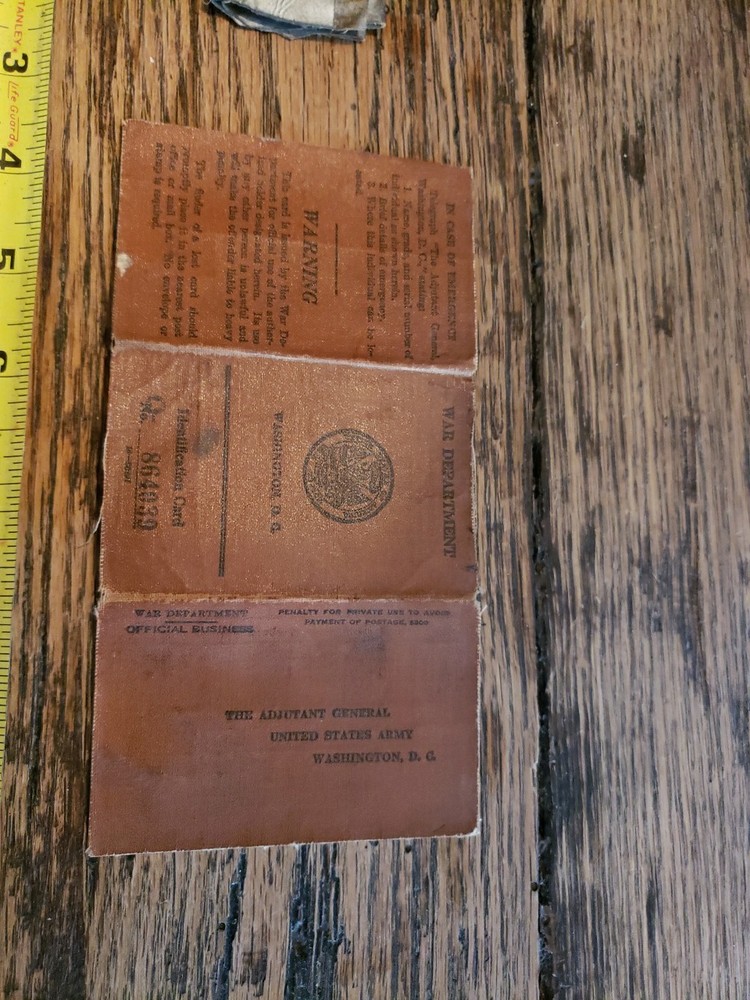 WW2 U.S. War Department All Original Documents and part of blimp.